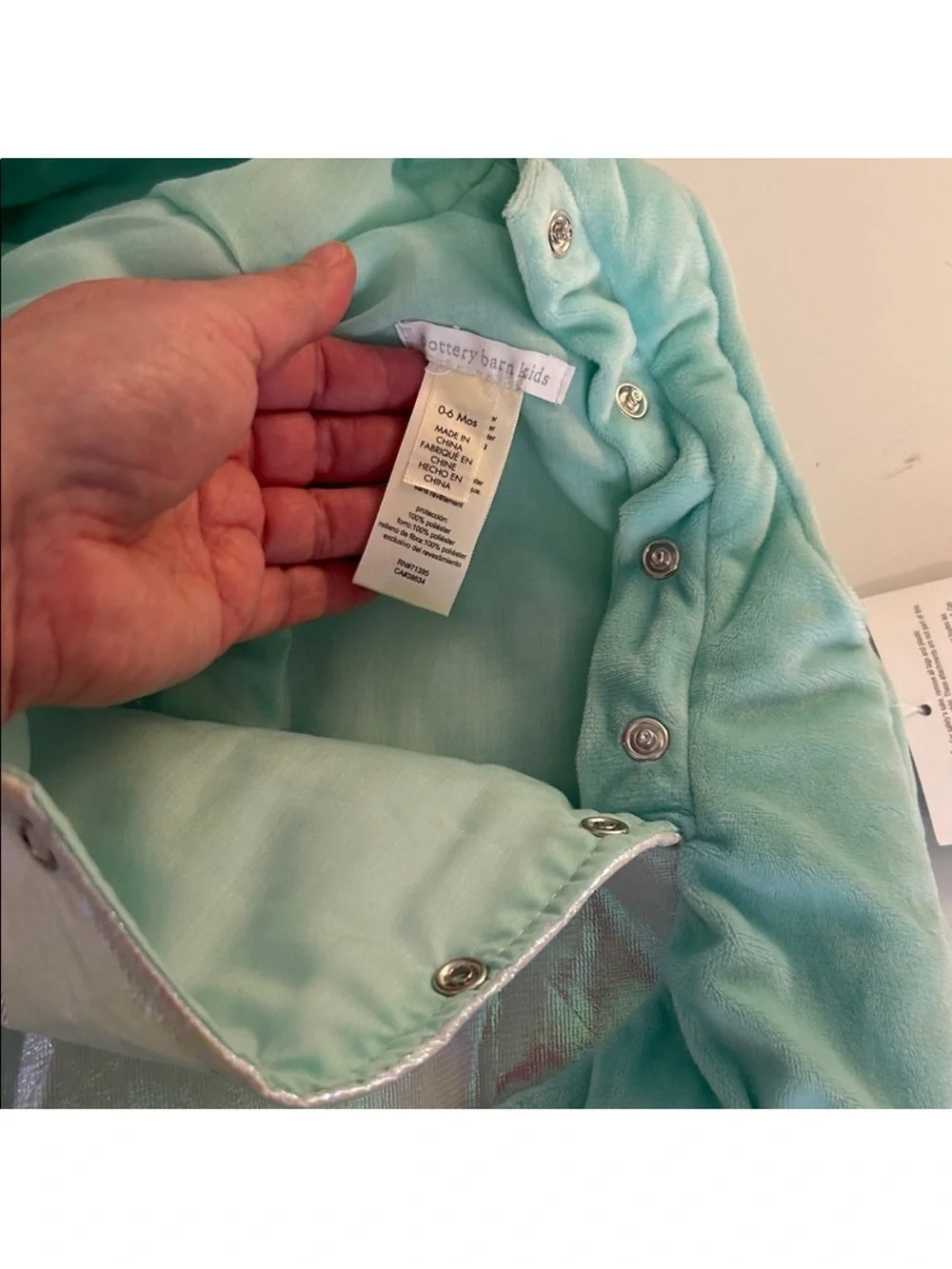 Pottery Barn Kids‎ Blue Baby Narwhal Costume Size 0-6 months New with tags!